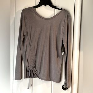 Old Navy Active Go Dry, Grey, SZ M, Long Sleeve Tee, NWT